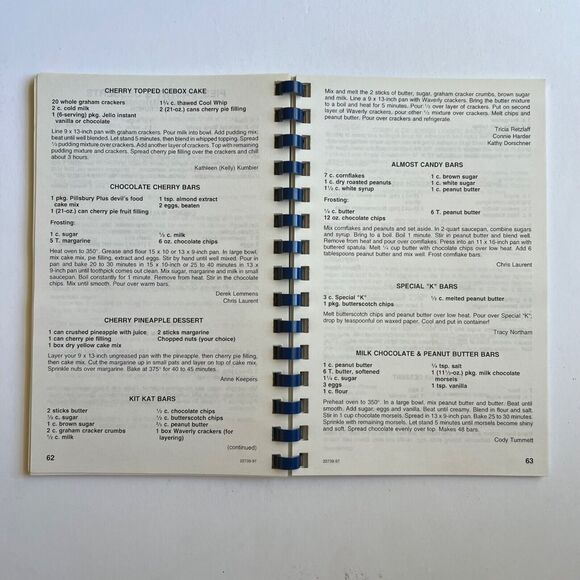 Vintage 1998 Cookbook Making the Grade Recipes from Lakeview Elementary School - Picture 7 of 11